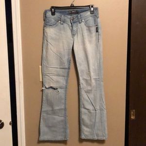 Silver light blue bootcut Jeans